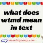 what does wtmd mean in text